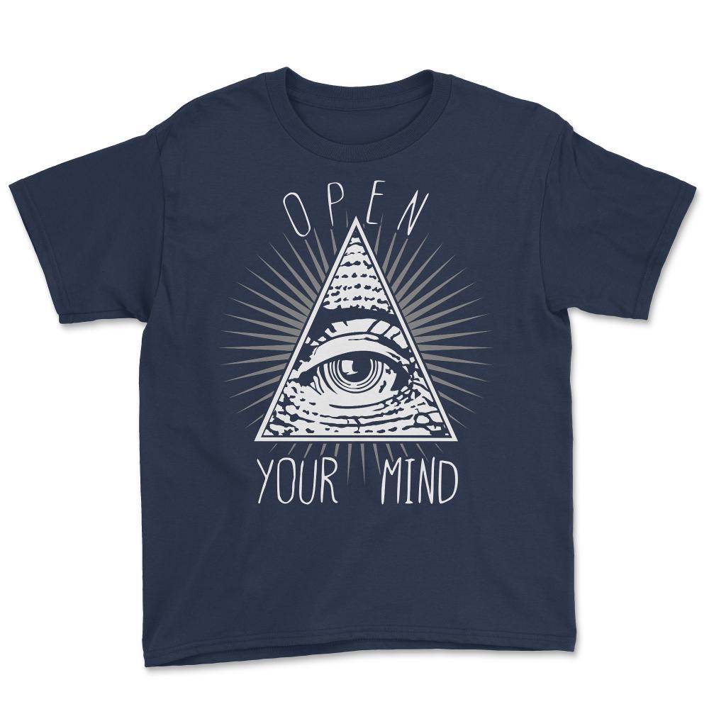 Open Your Mind Third Eye - Youth Tee - Navy