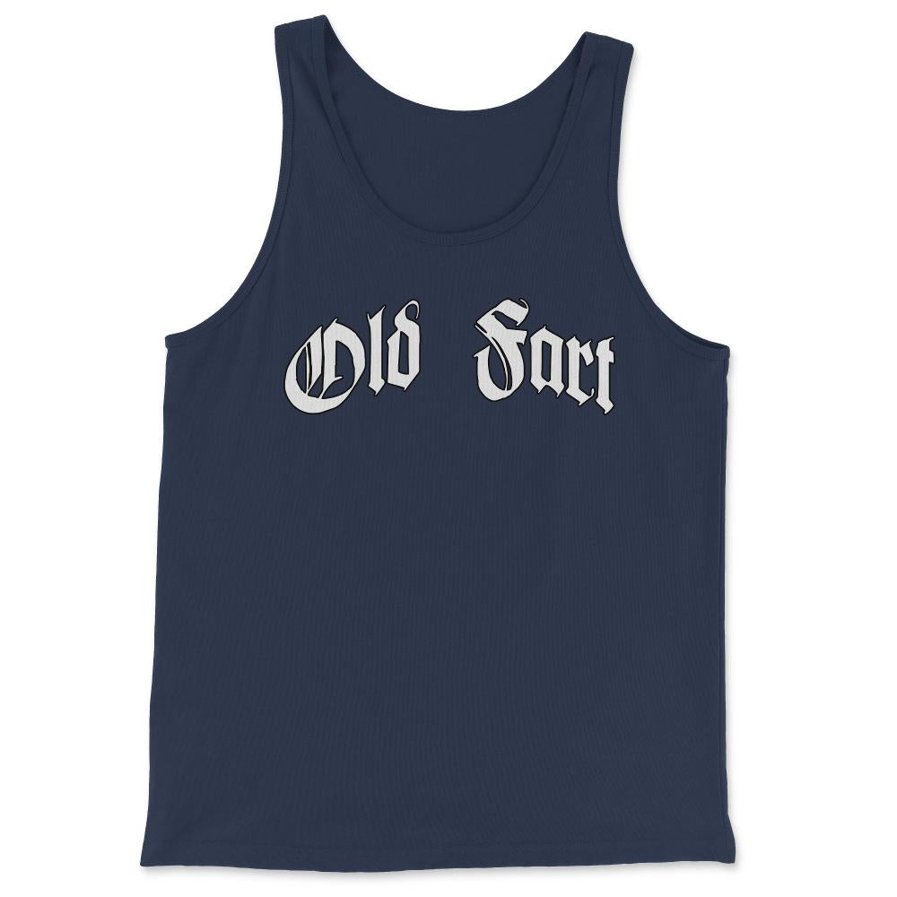 Old Fart Funny Dad Grandpa Gift - Tank Top - Navy