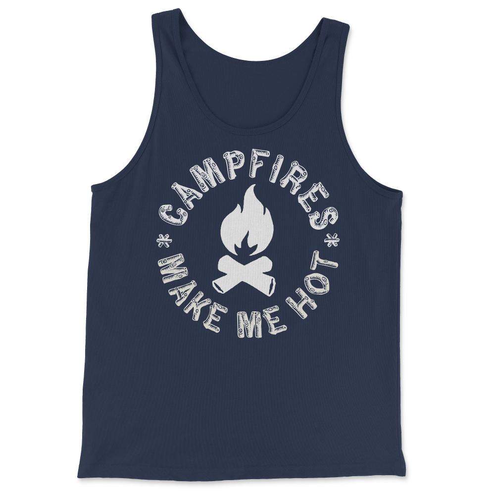Campfires Make Me Hot - Tank Top - Navy