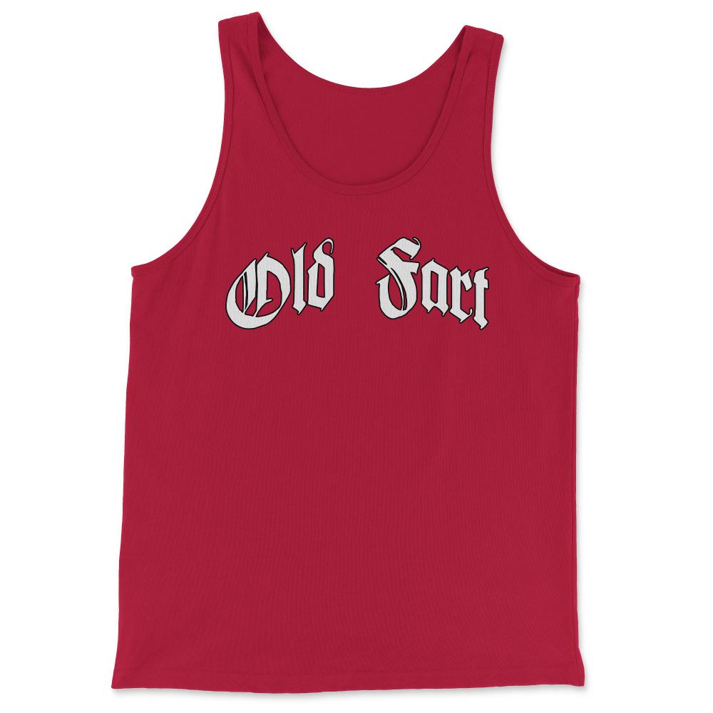Old Fart Funny Dad Grandpa Gift - Tank Top - Red