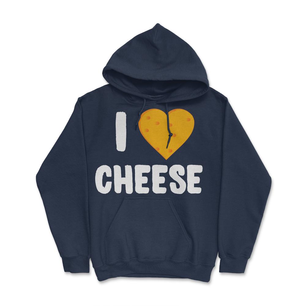 I Love Cheese - Hoodie - Navy