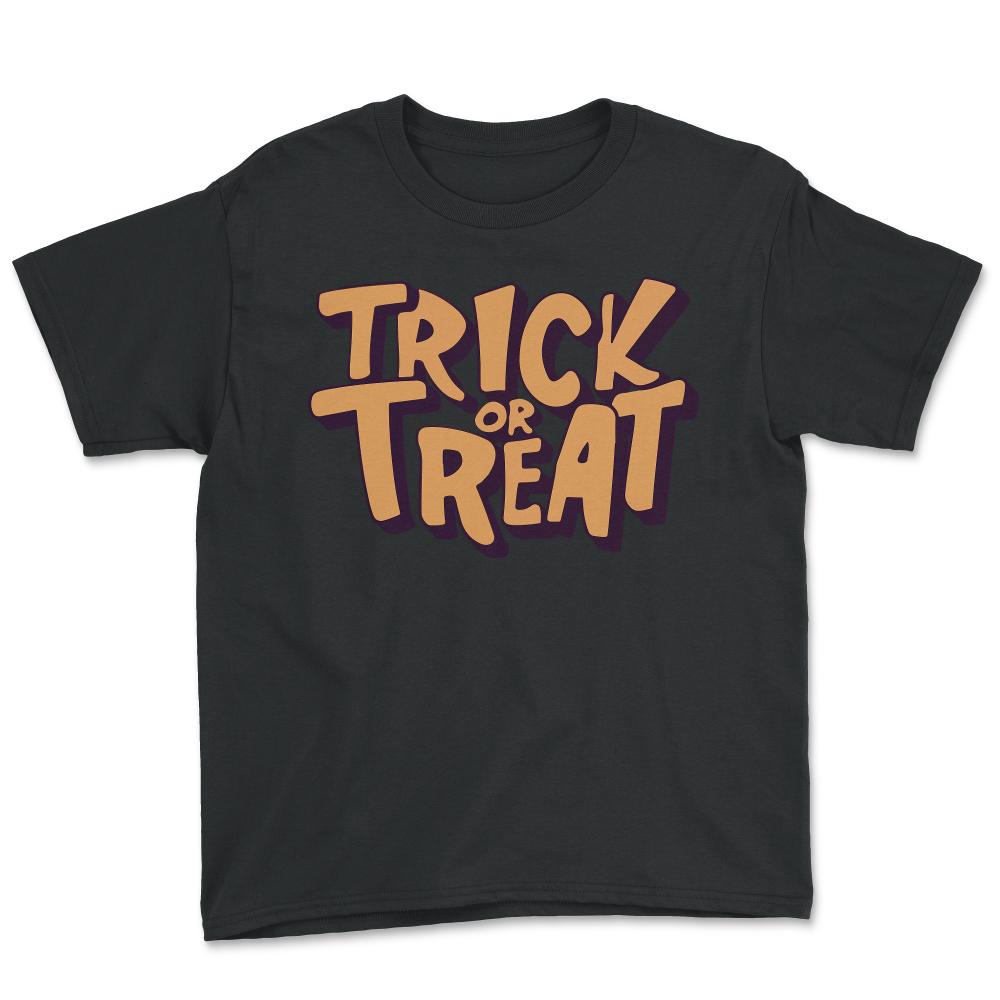 Trick or Treat Halloween - Youth Tee - Black