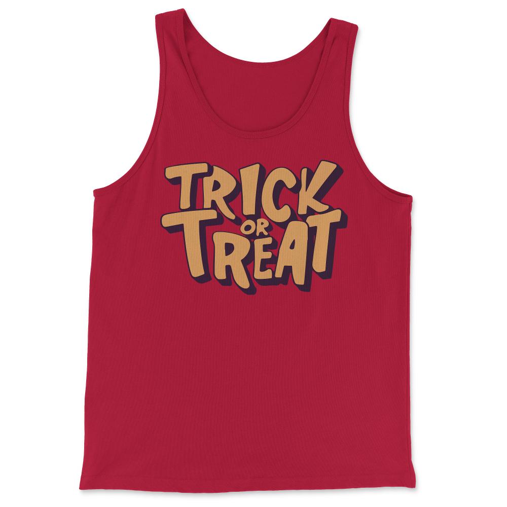 Trick or Treat Halloween - Tank Top - Red