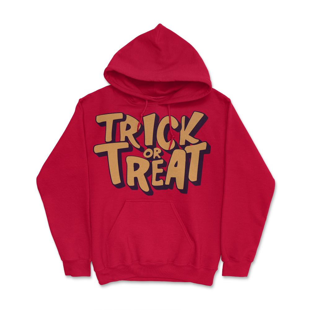 Trick or Treat Halloween - Hoodie - Red