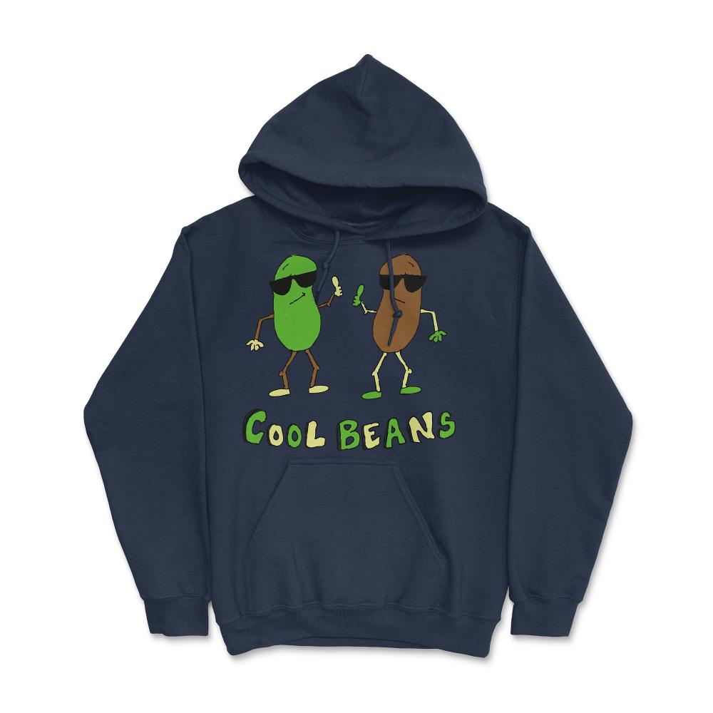 Retro Cool Beans - Hoodie - Navy