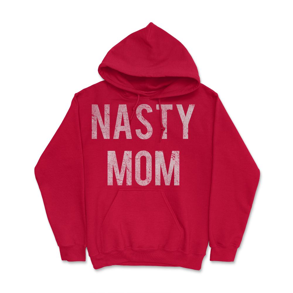 Nasty Mom Retro - Hoodie - Red
