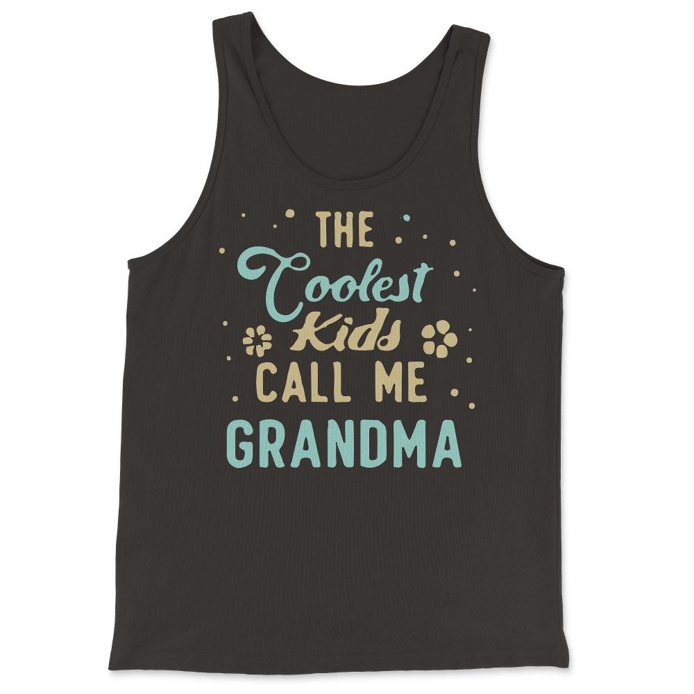 The Coolest Kids Call Me Grandma - Tank Top - Black