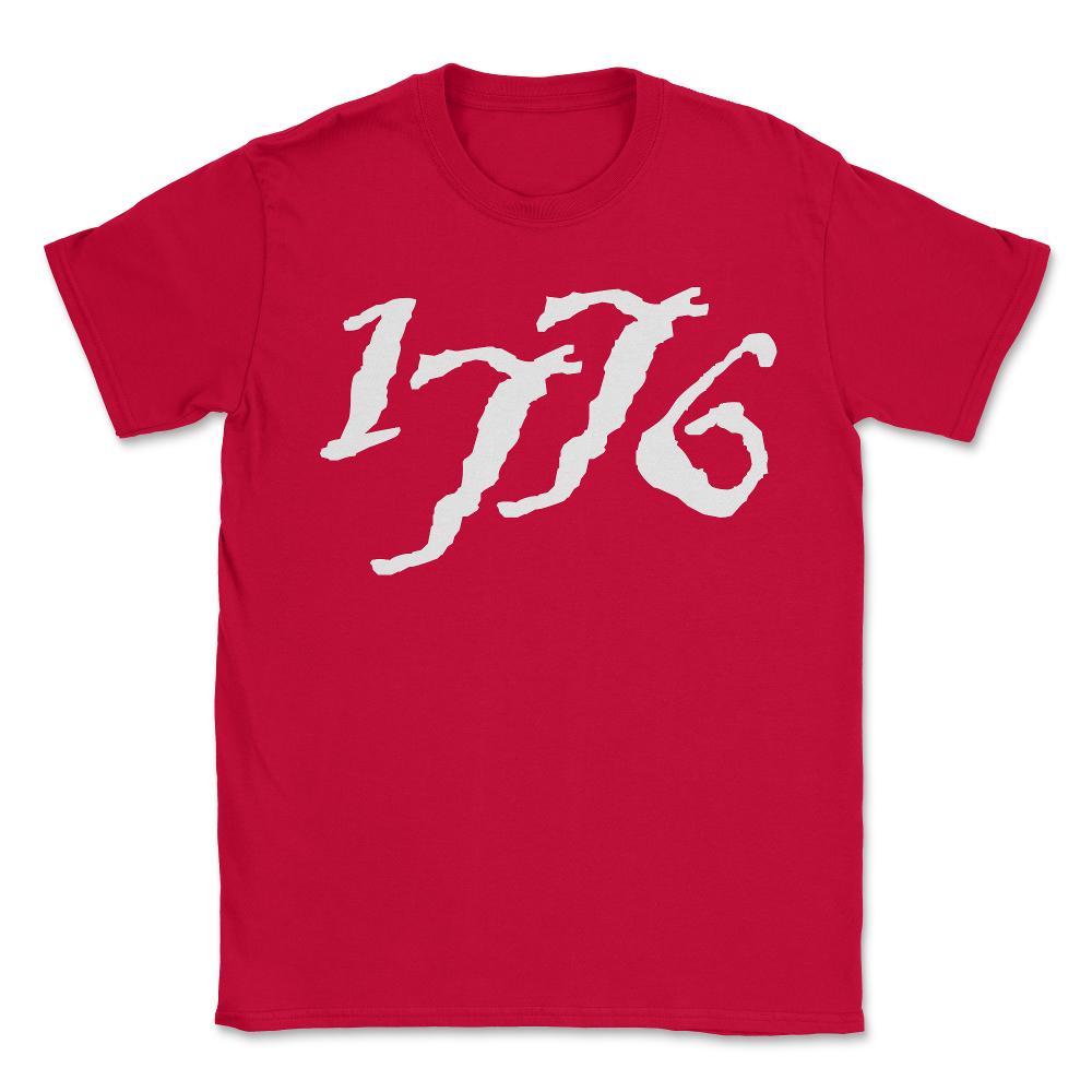 1776 - Unisex T-Shirt - Red
