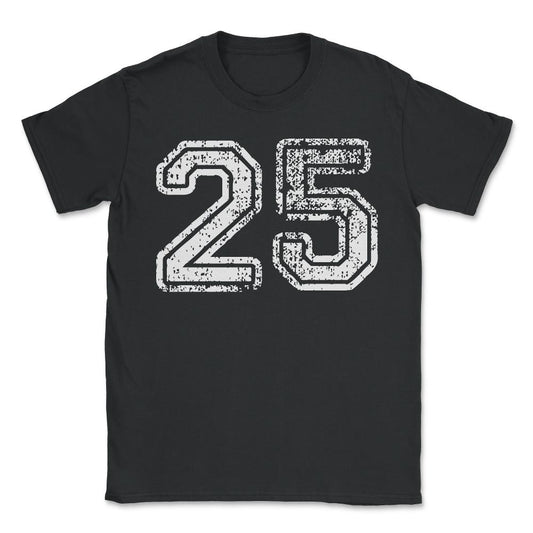 25 - Unisex T-Shirt - Black