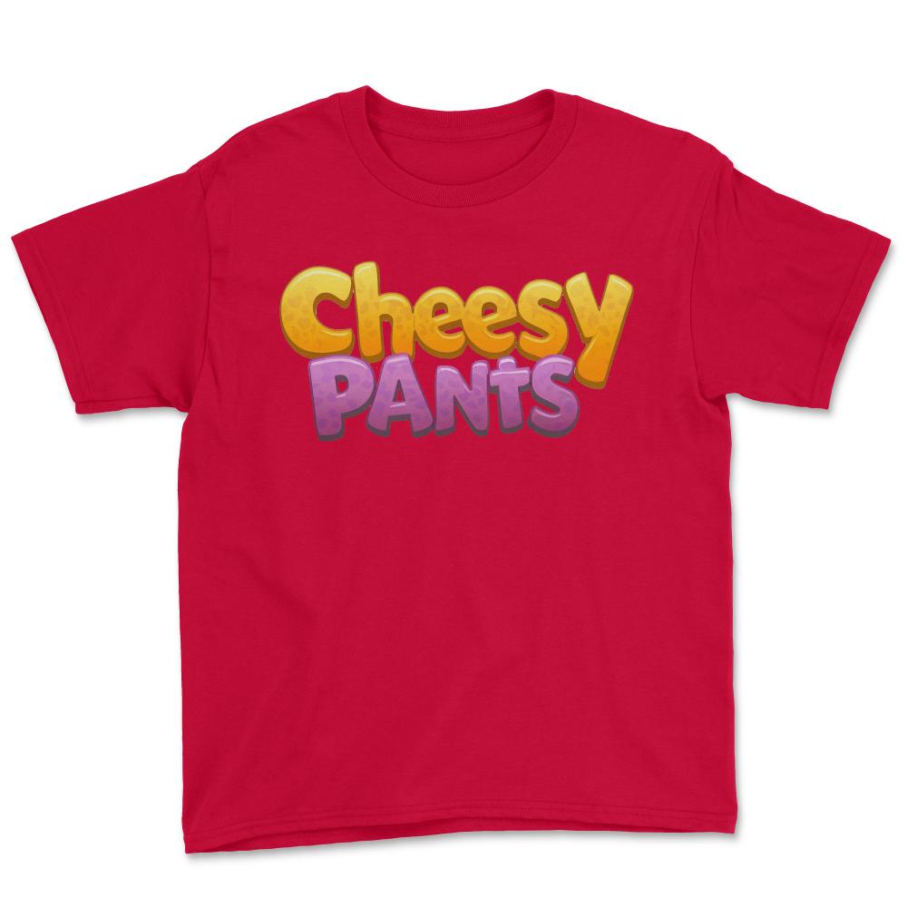 CheesyPants Logo - Youth Tee - Red