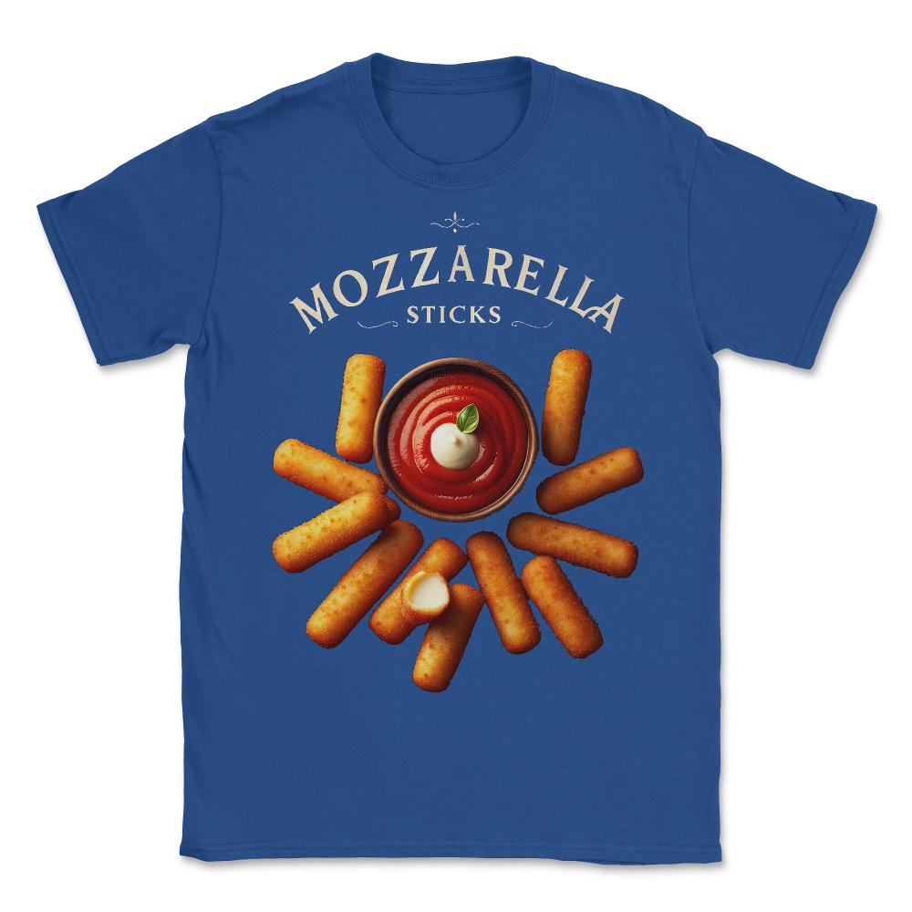 Mozzarella Sticks - Unisex T-Shirt - Royal Blue