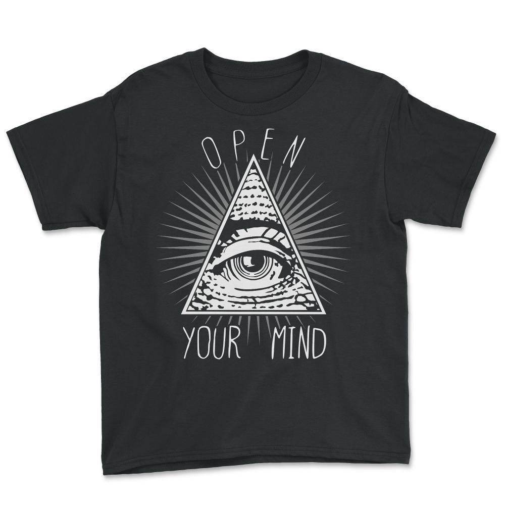 Open Your Mind Third Eye - Youth Tee - Black