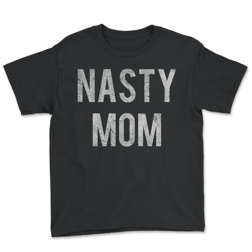 Nasty Mom Retro - Youth Tee - Black