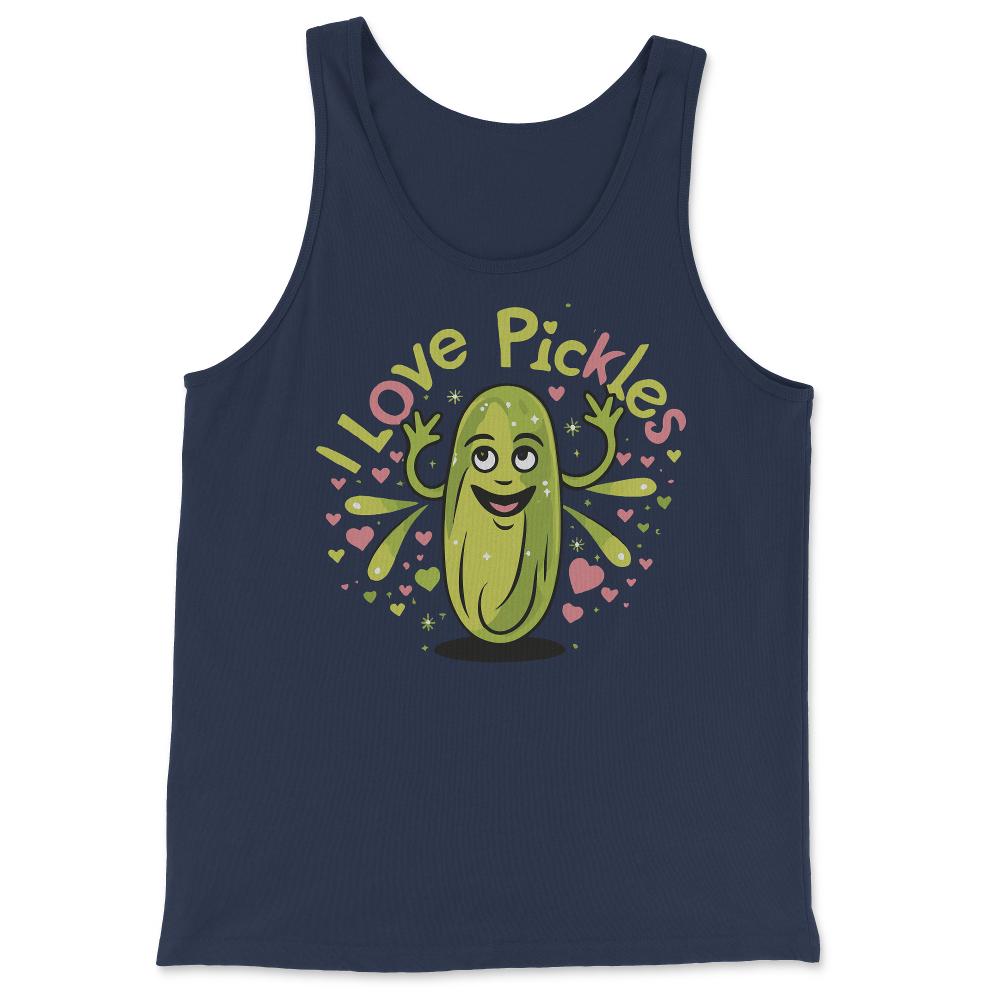 I Love Pickles - Tank Top - Navy