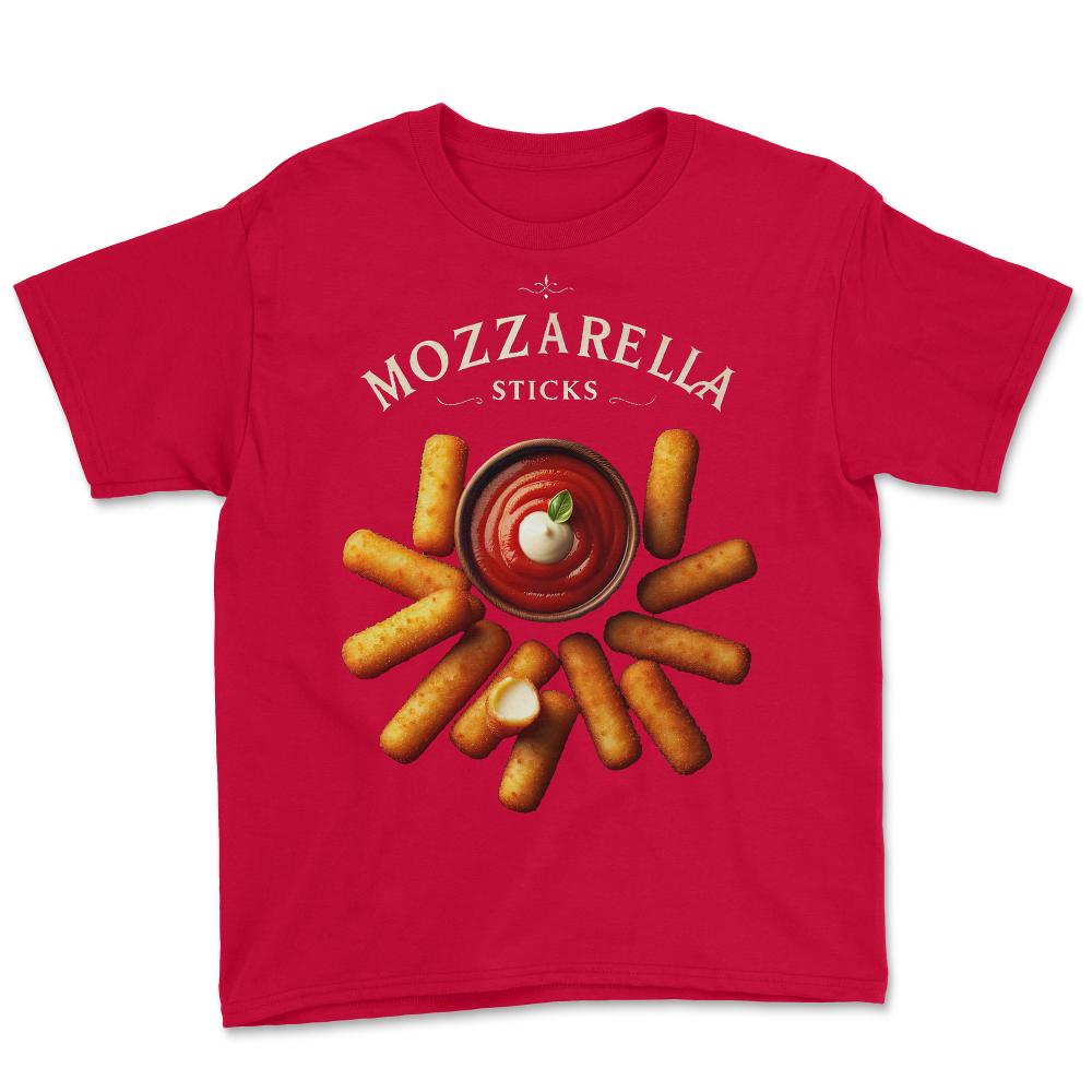 Mozzarella Sticks - Youth Tee - Red