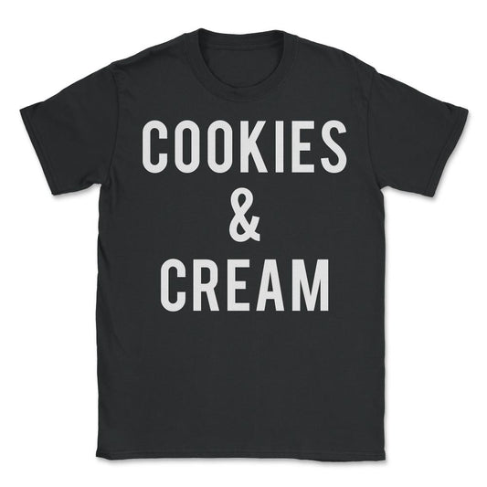 Cookies and Cream Costume - Unisex T-Shirt - Black