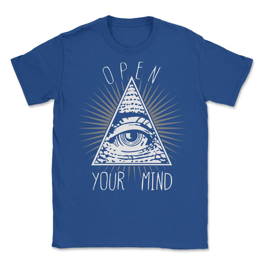 Open Your Mind Third Eye - Unisex T-Shirt - Royal Blue