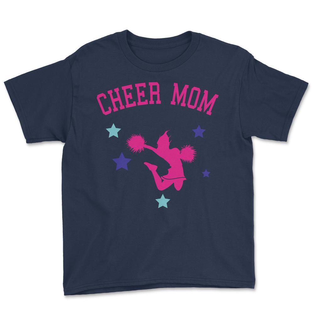 Cheer Mom - Youth Tee - Navy