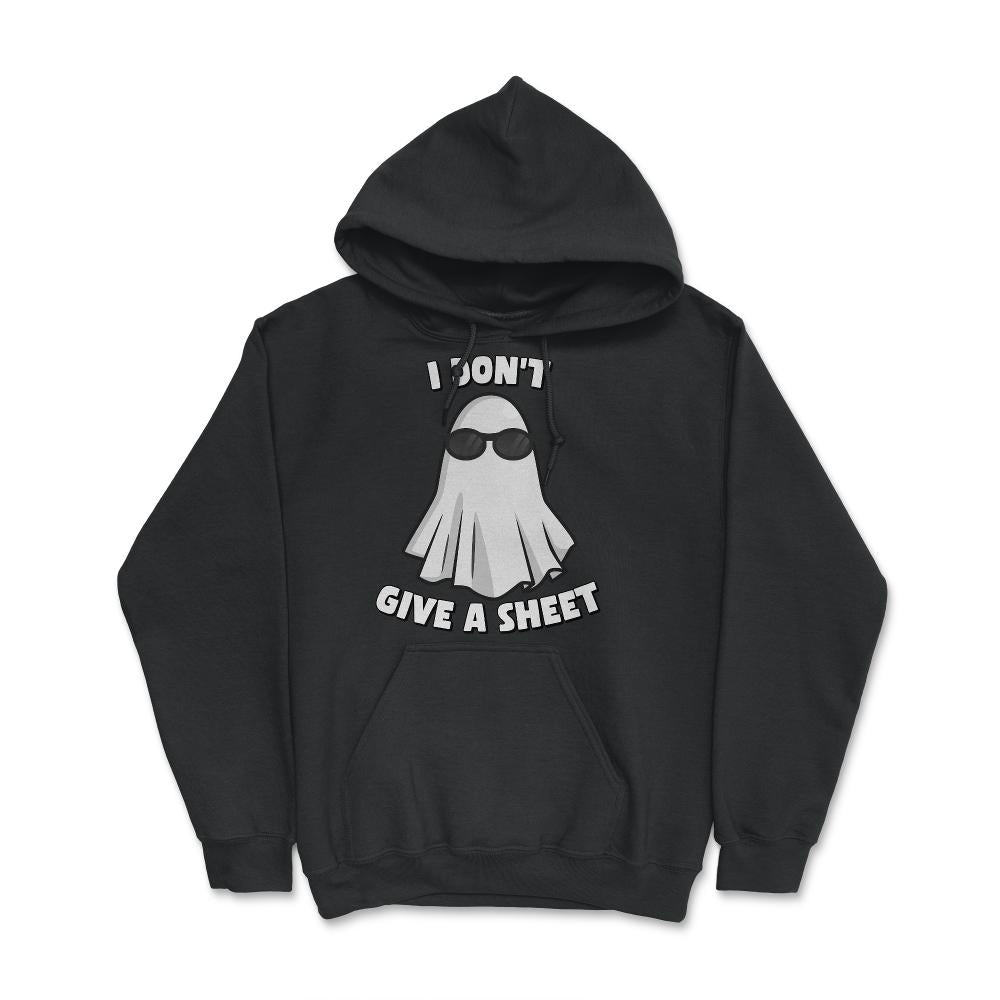 I Don't Give a Sheet Funny Halloween - Hoodie - Black