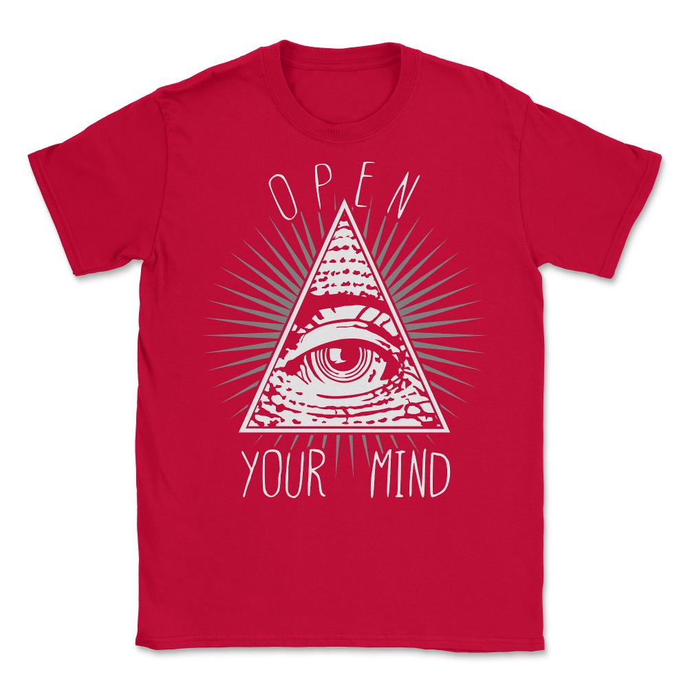 Open Your Mind Third Eye - Unisex T-Shirt - Red