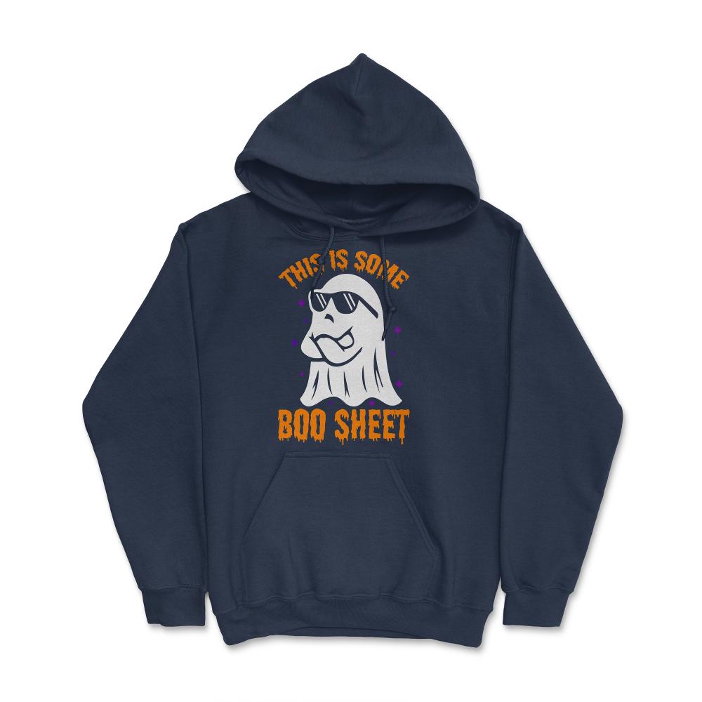 This is Some Boo Sheet Funny Halloween - Hoodie - Navy