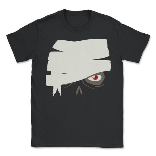 Zombie Mummy Face - Unisex T-Shirt - Black