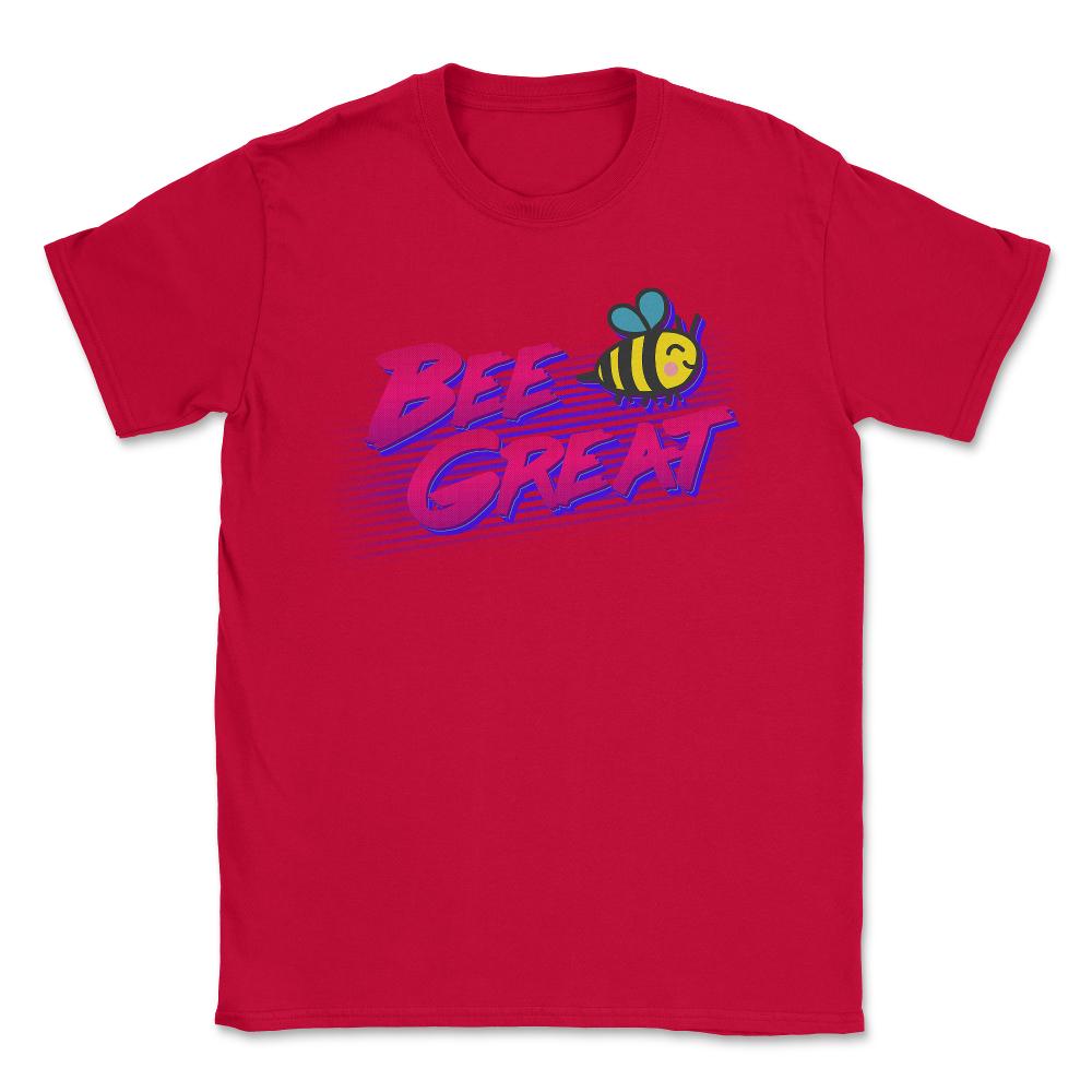 Bee Great Retro - Unisex T-Shirt - Red