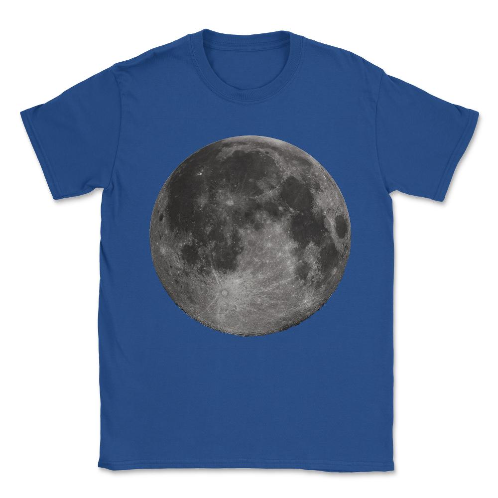 Full Moon - Unisex T-Shirt - Royal Blue