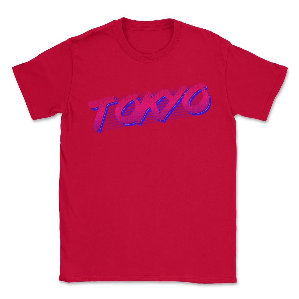 Retro 80s Tokyo Japan - Unisex T-Shirt - Red