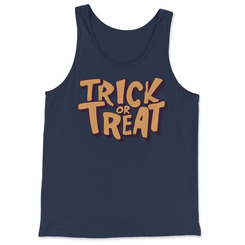 Trick or Treat Halloween - Tank Top - Navy