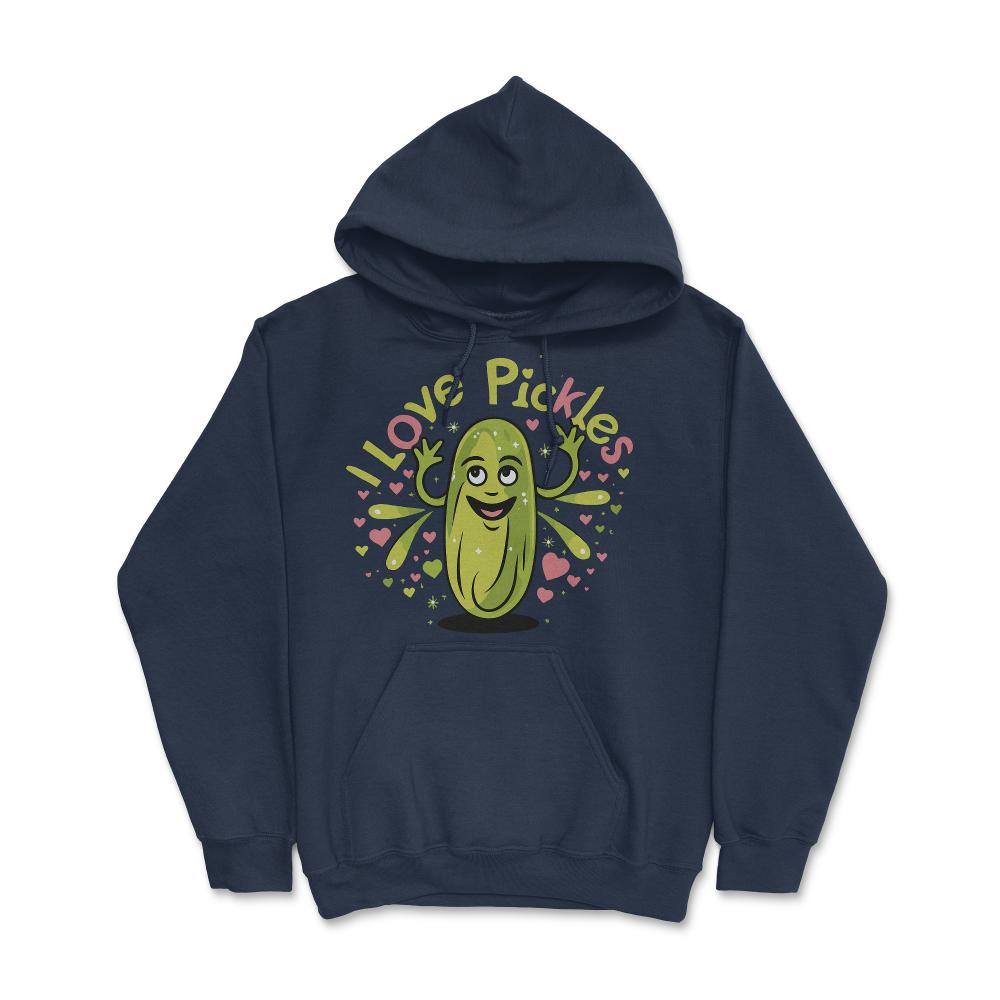 I Love Pickles - Hoodie - Navy