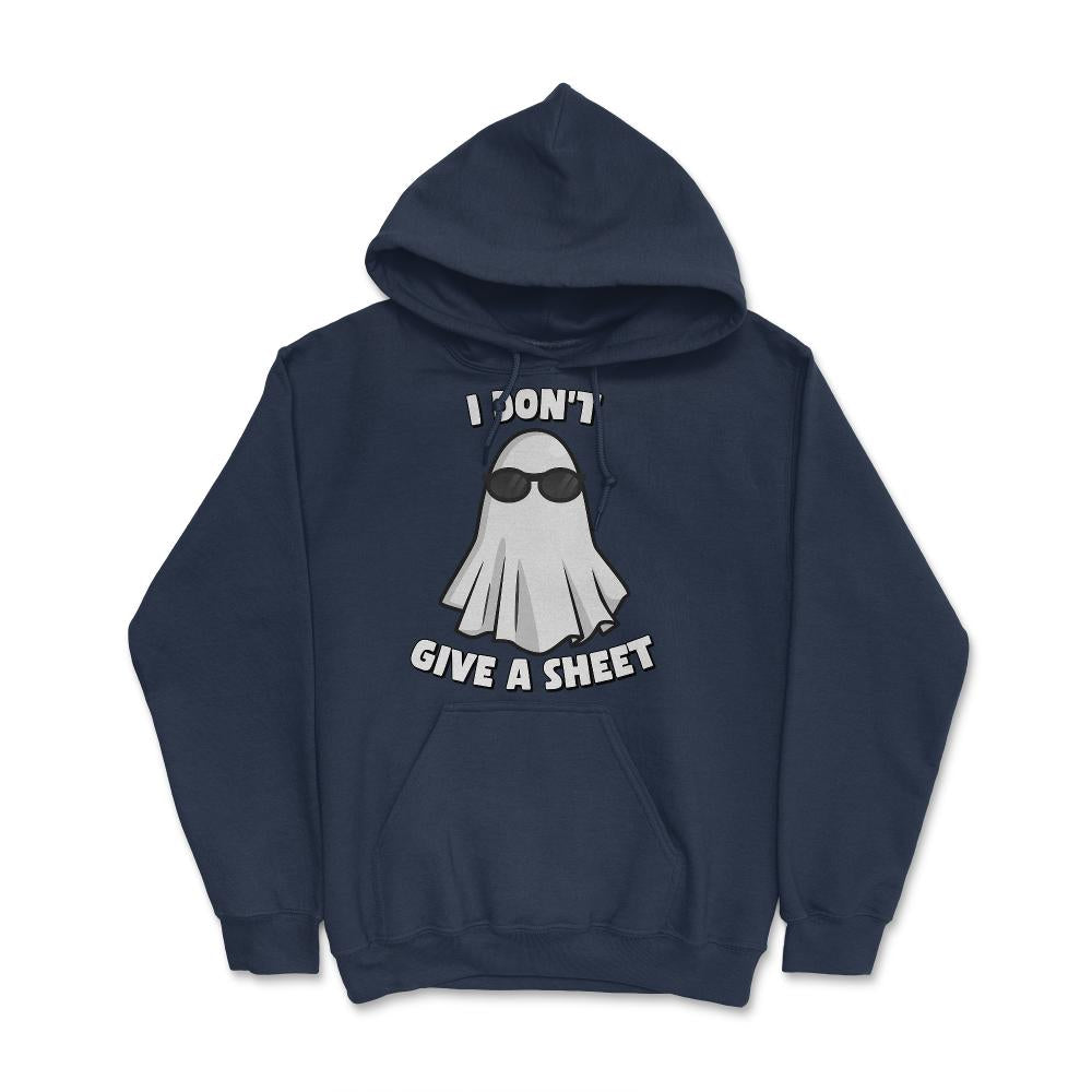 I Don't Give a Sheet Funny Halloween - Hoodie - Navy
