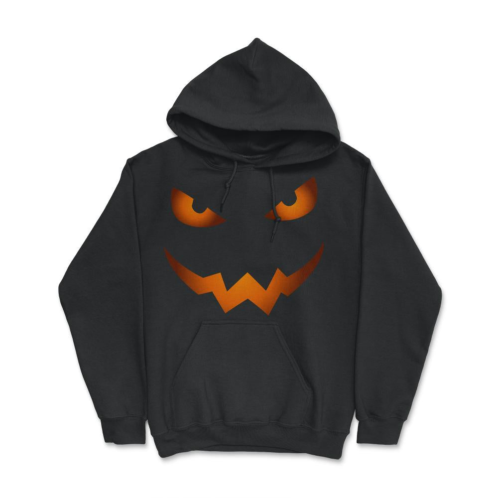 Scary Jack O Lantern Pumpkin Face Halloween Costume - Hoodie - Black