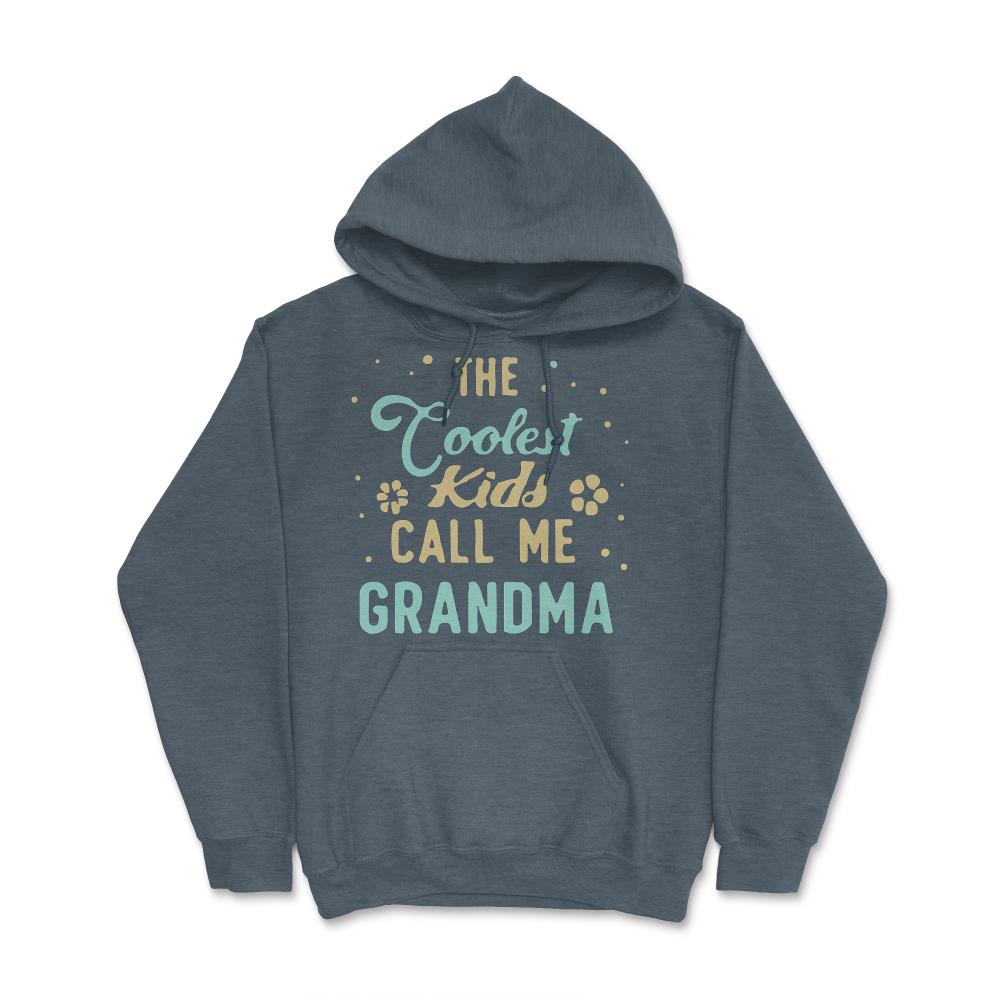 The Coolest Kids Call Me Grandma - Hoodie - Dark Grey Heather