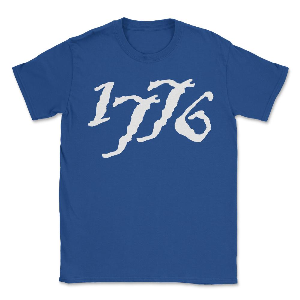 1776 - Unisex T-Shirt - Royal Blue