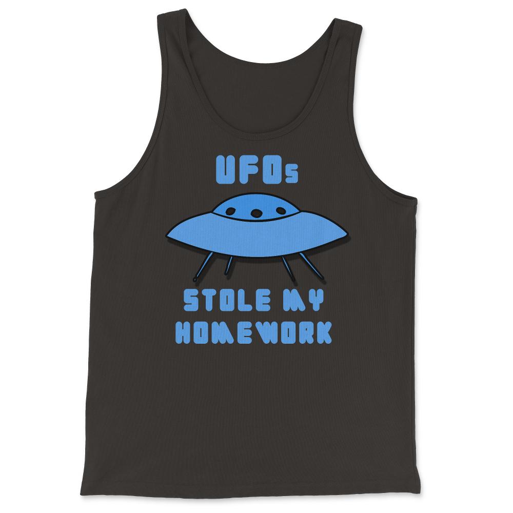 UFOs Stole My Homework - Tank Top - Black