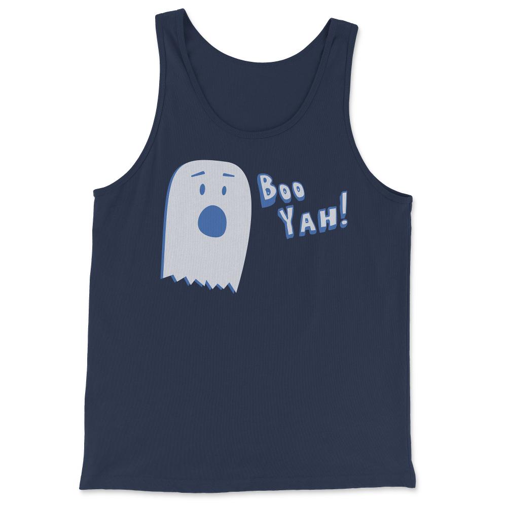 Booyah Funny Halloween Ghost - Tank Top - Navy
