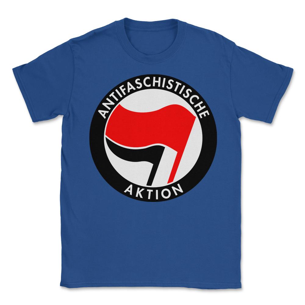 Retro Germany Antifaschistische Aktion Anti-Fascist - Unisex T-Shirt - Royal Blue
