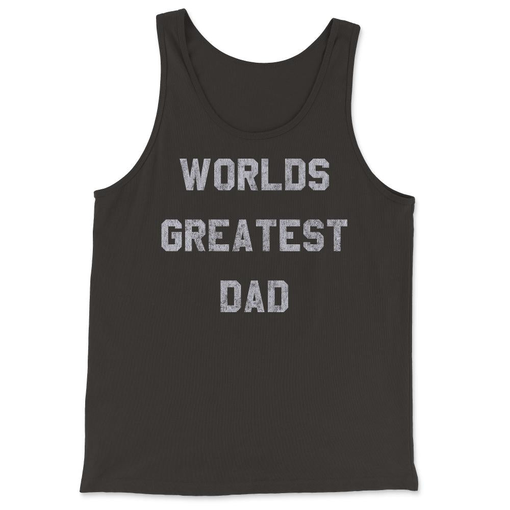 Worlds Greatest Dad Retro - Tank Top - Black