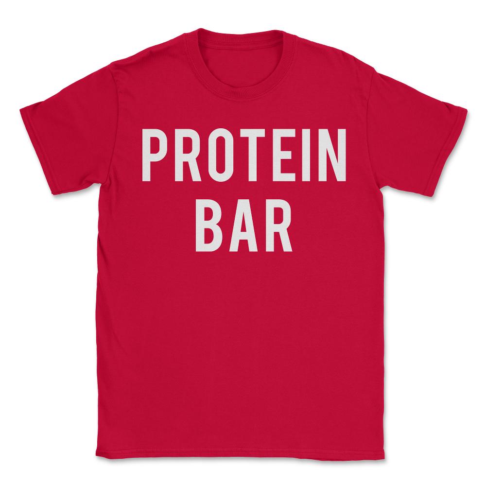 Protein Bar - Unisex T-Shirt - Red