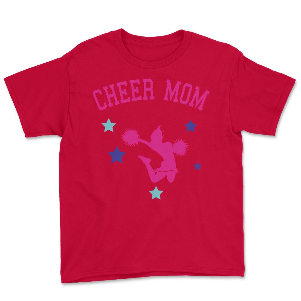 Cheer Mom - Youth Tee - Red