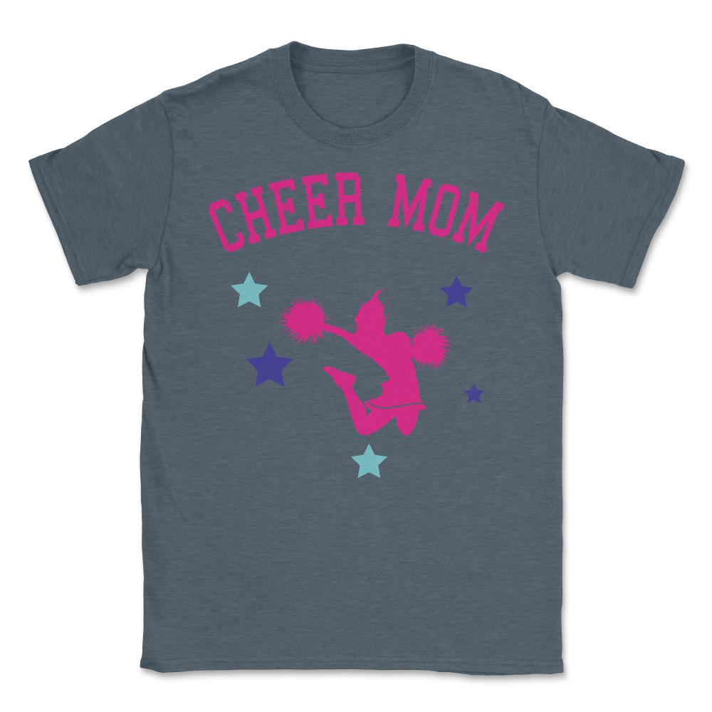 Cheer Mom - Unisex T-Shirt - Dark Grey Heather