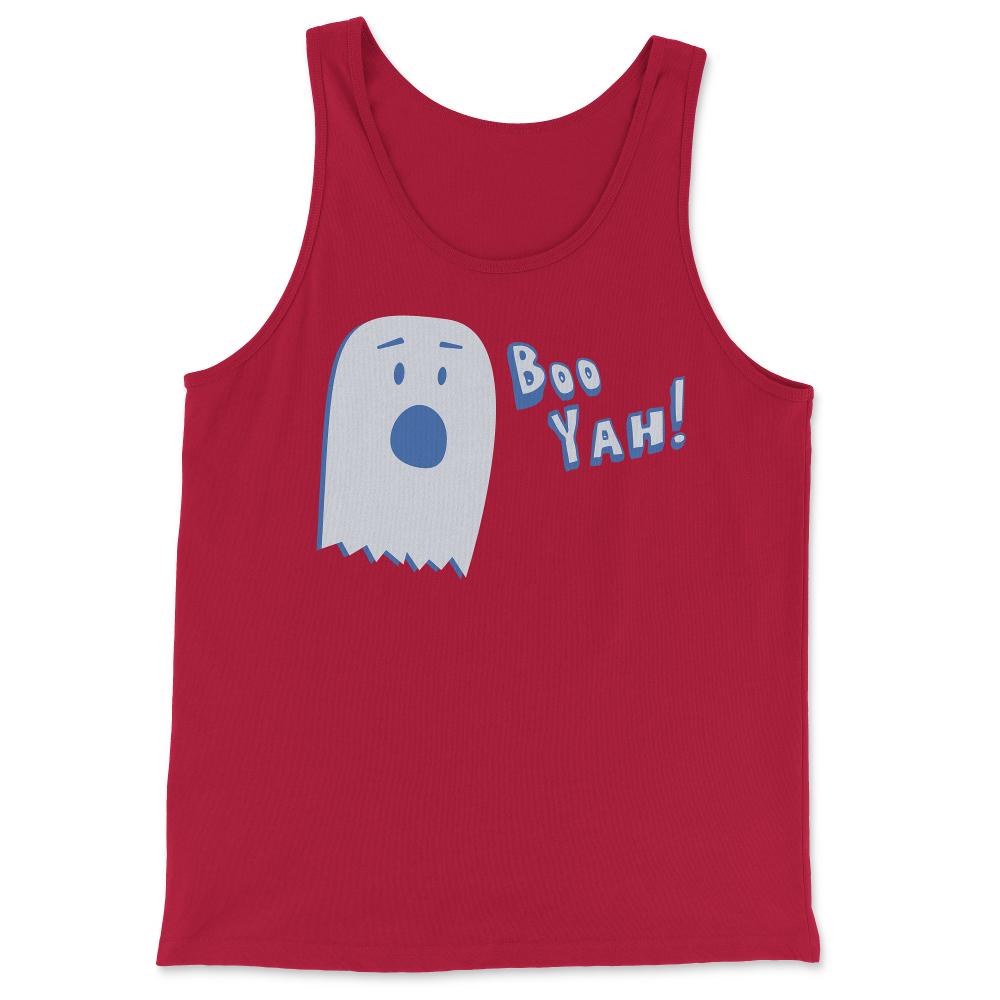 Booyah Funny Halloween Ghost - Tank Top - Red