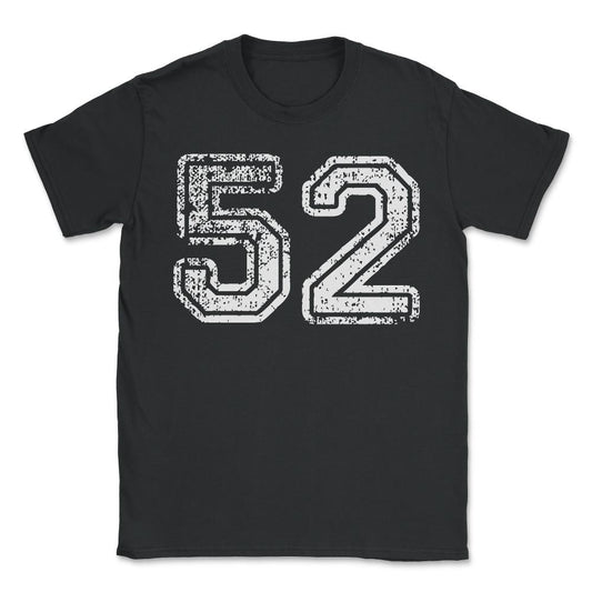 52 - Unisex T-Shirt - Black