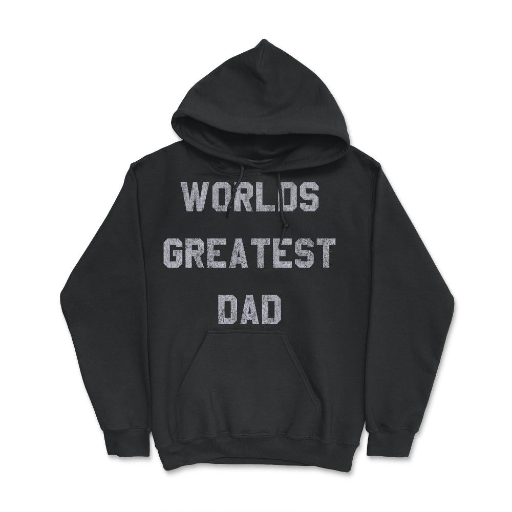 Worlds Greatest Dad Retro - Hoodie - Black