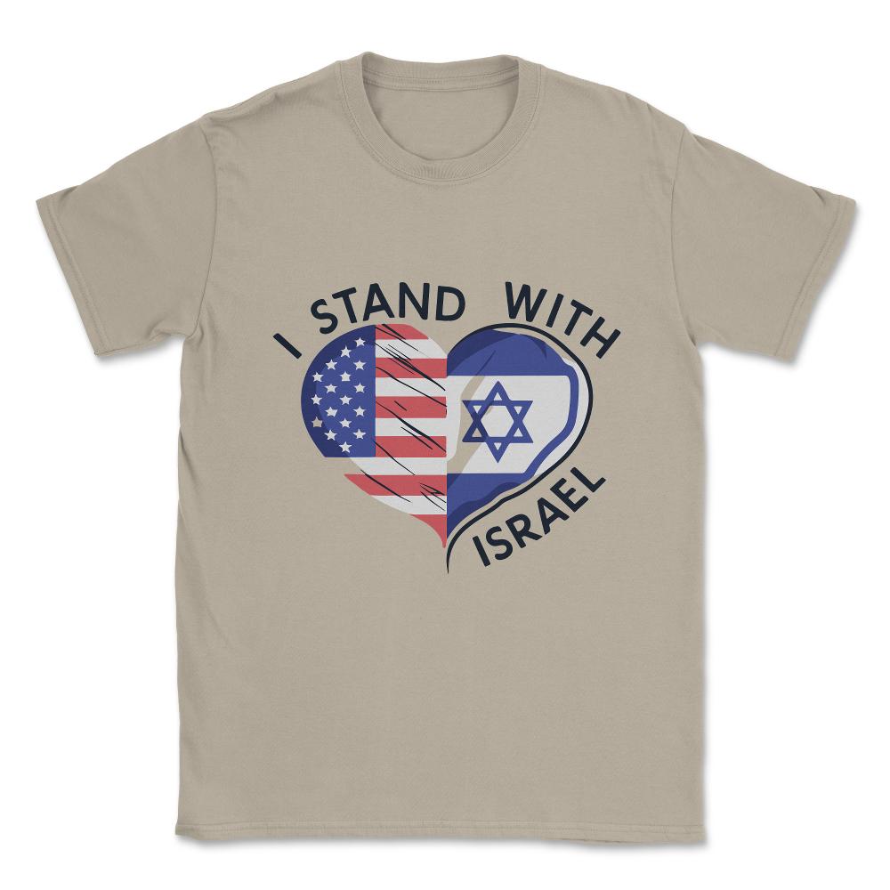 I Stand With Israel Unisex T-Shirt - Cream