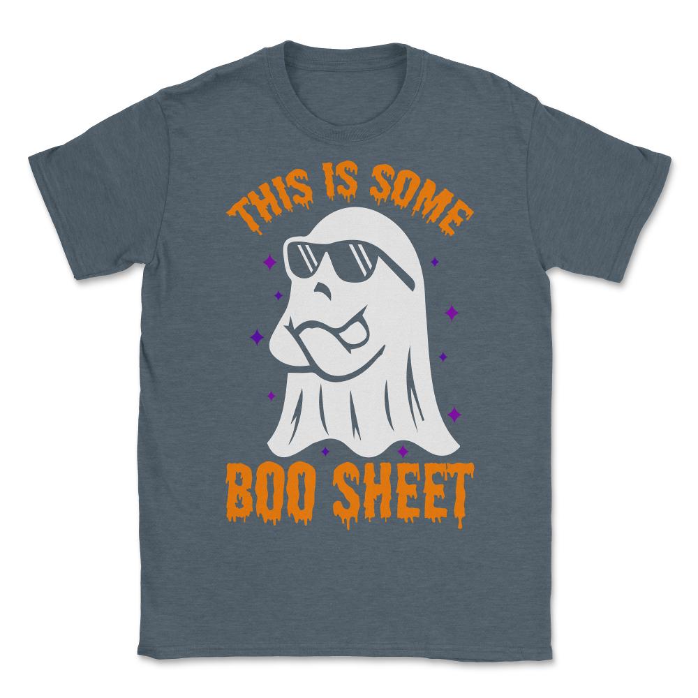 This is Some Boo Sheet Funny Halloween - Unisex T-Shirt - Dark Grey Heather