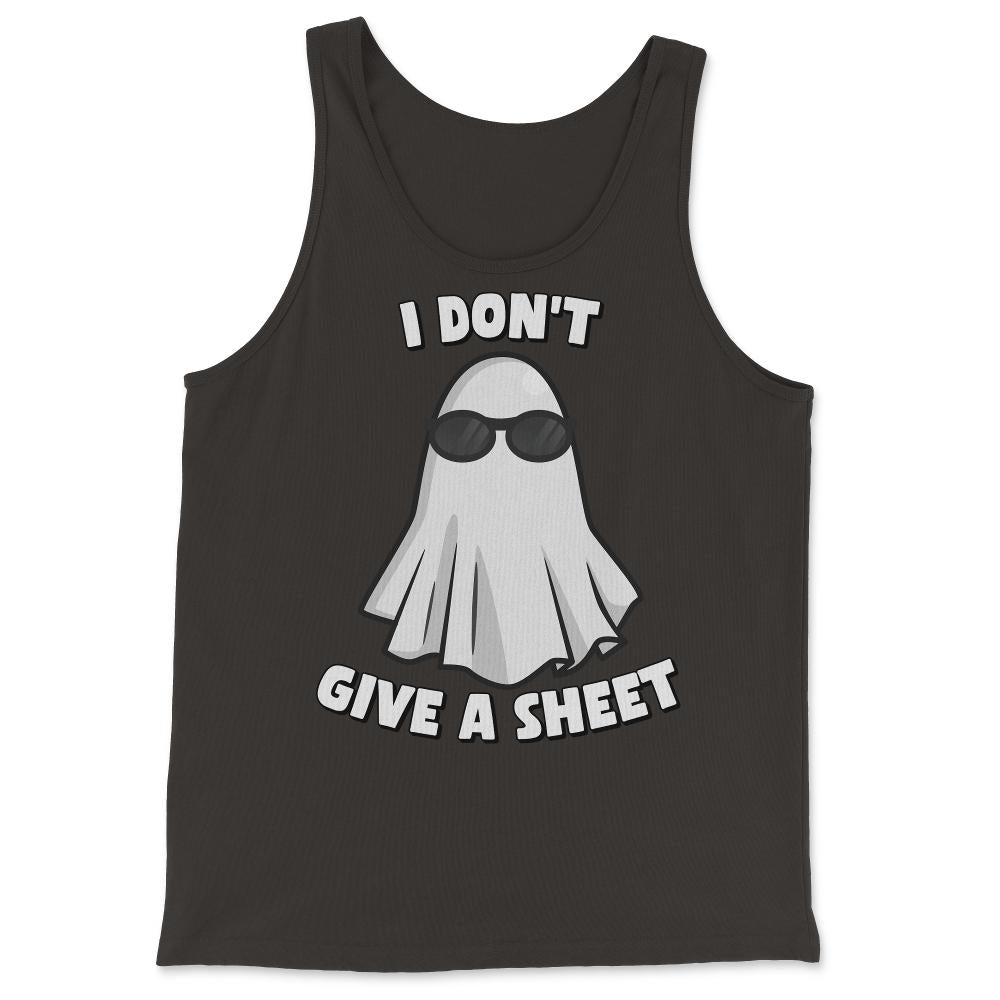 I Don't Give a Sheet Funny Halloween - Tank Top - Black