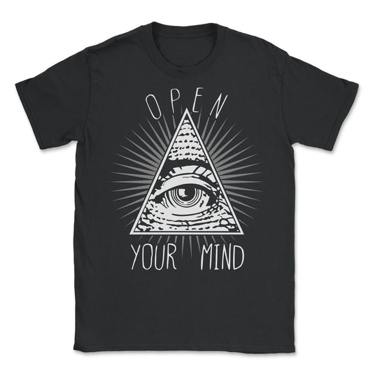 Open Your Mind Third Eye - Unisex T-Shirt - Black