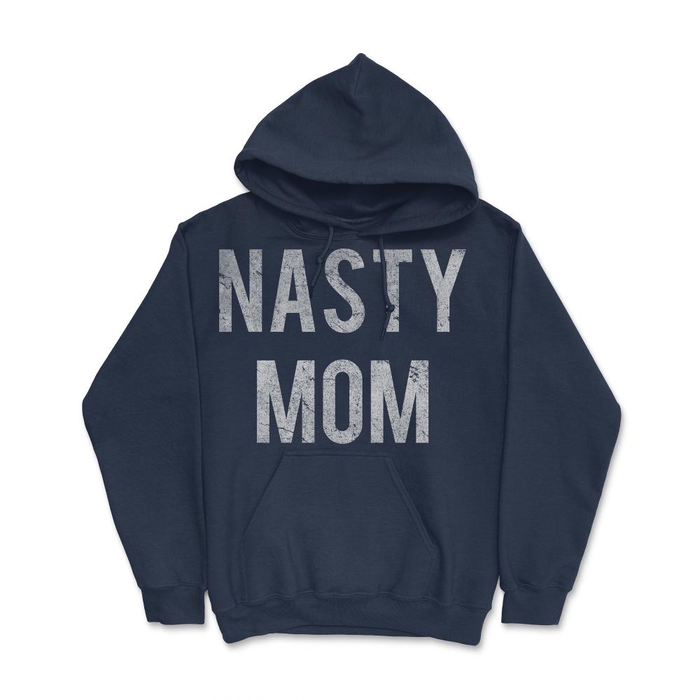Nasty Mom Retro - Hoodie - Navy